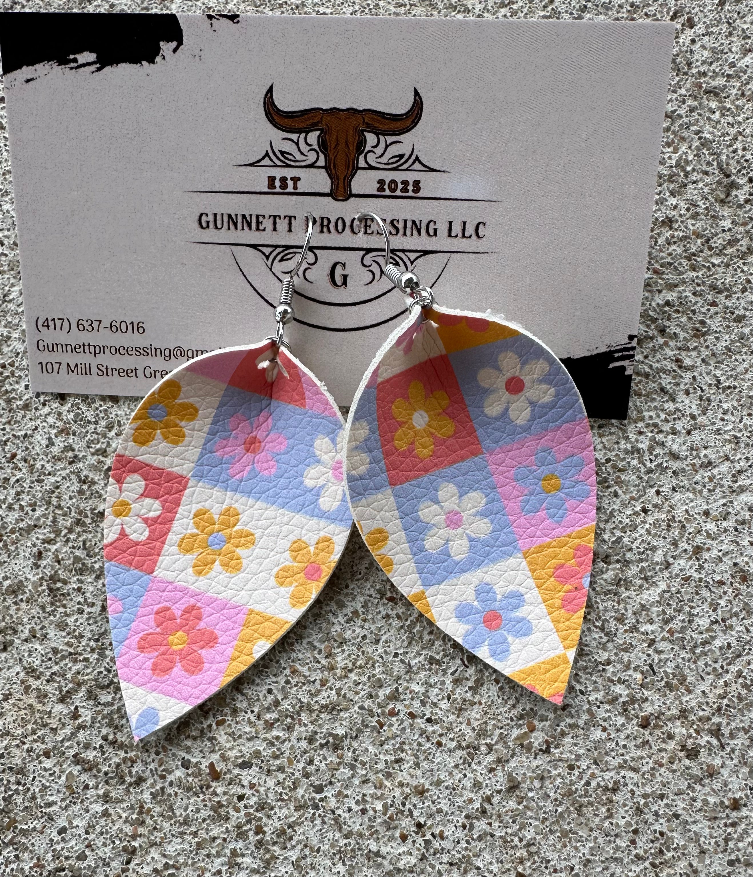 Spring Floral Pinch Earrings
